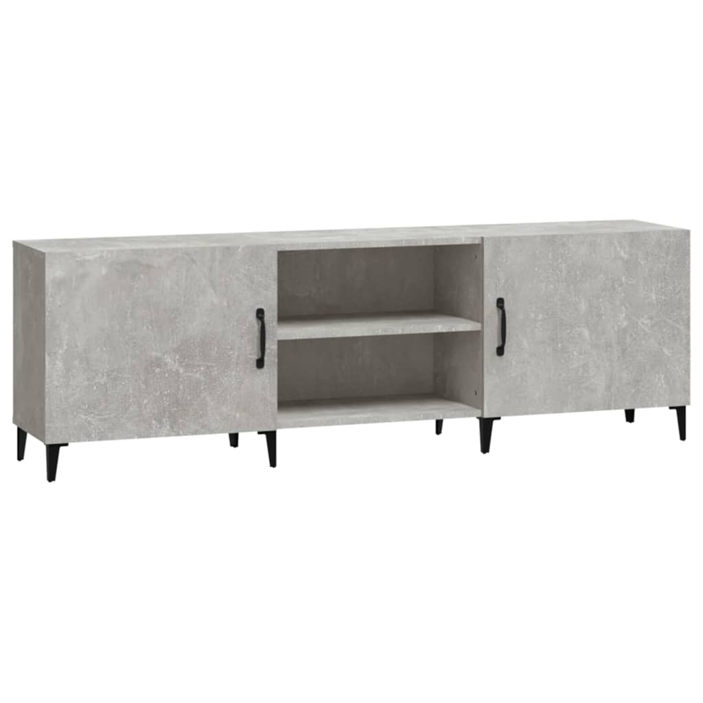 Mobile Porta TV Grigio Cemento 150x30x50cm in Legno Multistrato cod mxl 8961