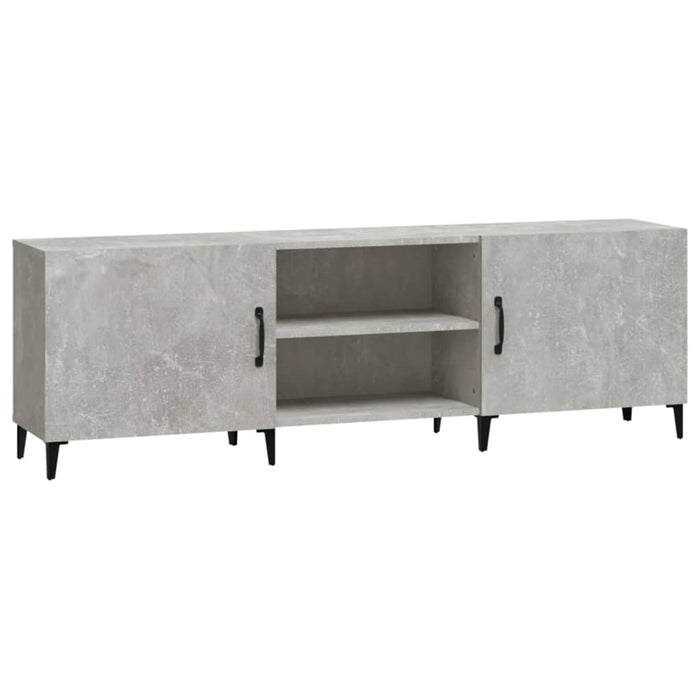 Mobile Porta TV Grigio Cemento 150x30x50cm in Legno Multistrato cod mxl 8961