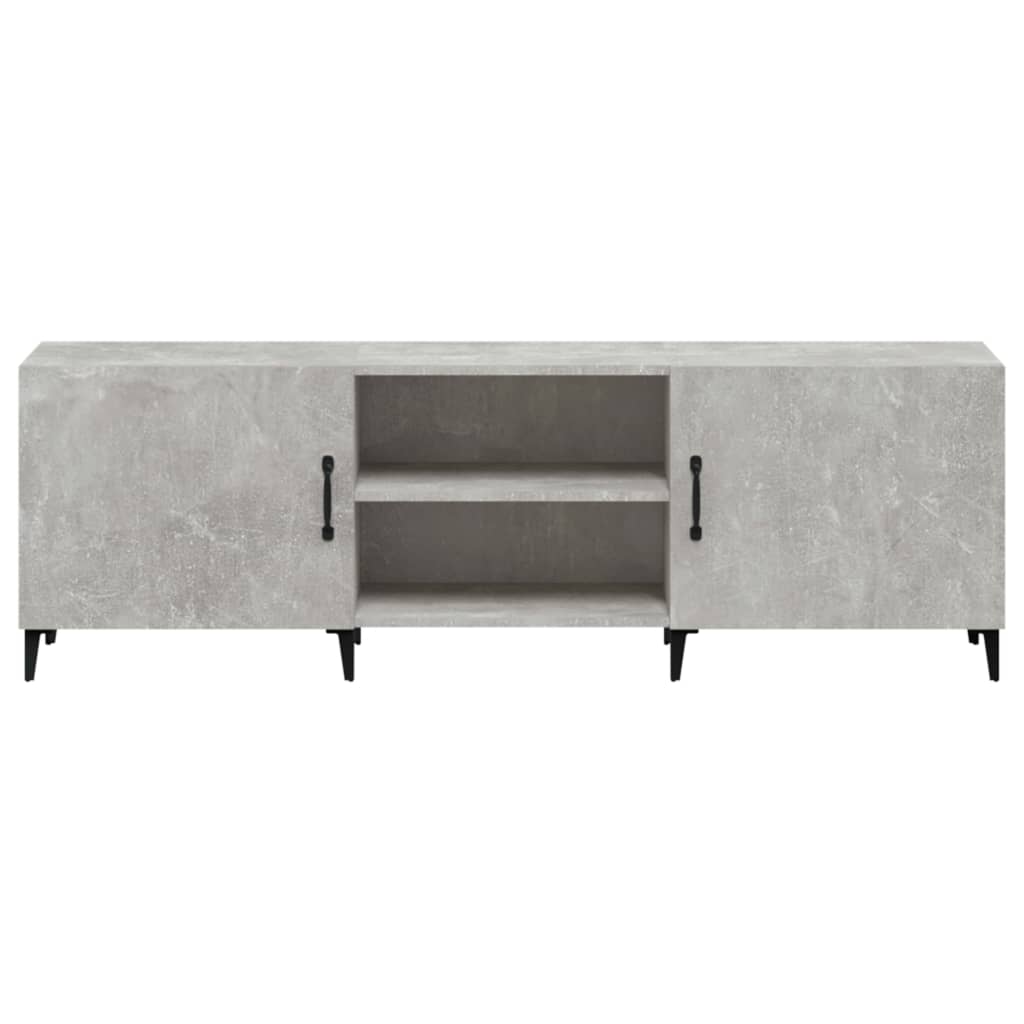 Mobile Porta TV Grigio Cemento 150x30x50cm in Legno Multistrato cod mxl 8961