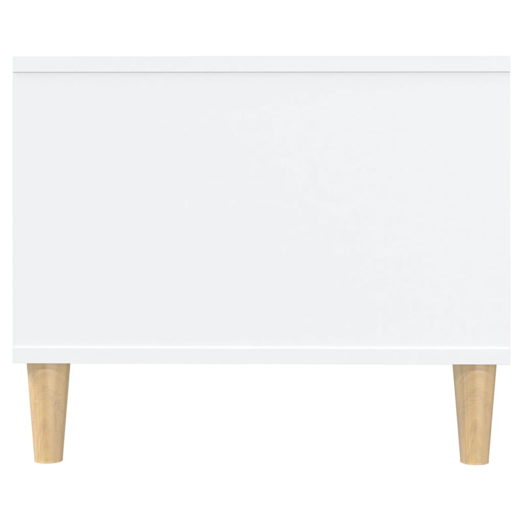 Tavolino da Salotto Bianco 102x50x40 cm in Legno Multistrato cod mxl 24349