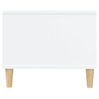 Tavolino da Salotto Bianco 102x50x40 cm in Legno Multistrato cod mxl 24349