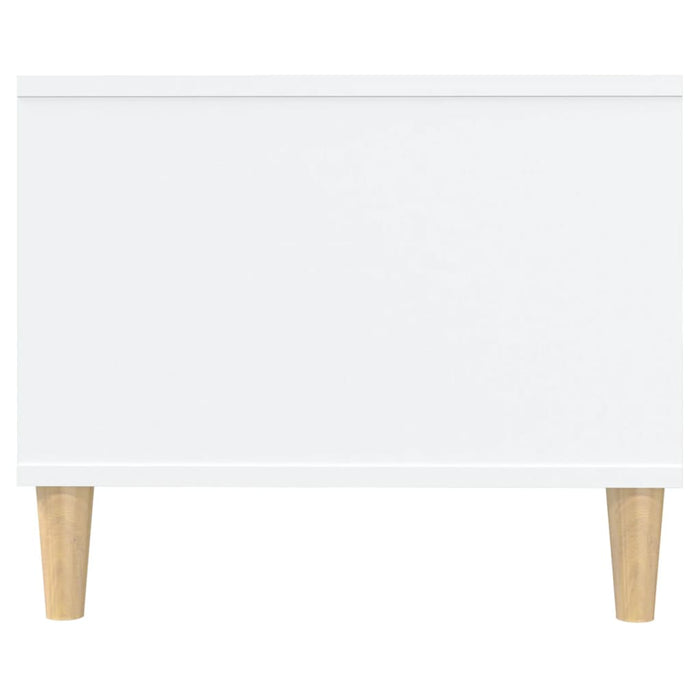 Tavolino da Salotto Bianco 102x50x40 cm in Legno Multistrato cod mxl 24349