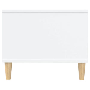 Tavolino da Salotto Bianco 102x50x40 cm in Legno Multistrato 812690