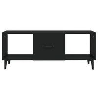 Tavolino da Salotto Nero 102x50x40 cm in Legno Multistrato 812700