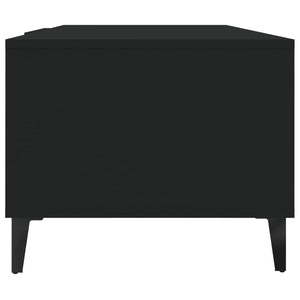 Tavolino da Salotto Nero 102x50x40 cm in Legno Multistrato 812700