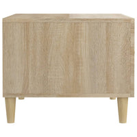 Tavolini Salotto 2pz Rovere Sonoma 50x50x40cm Legno Multistrato 812715