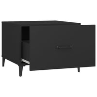 Tavolino da Salotto con Gambe in Metallo Nero 50x50x40 cm cod mxl 6394