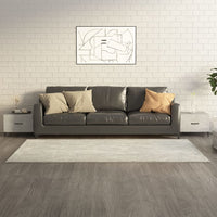 Tavolini Salotto Gambe in Metallo 2pz Grigio Cemento 50x50x40cm 812735