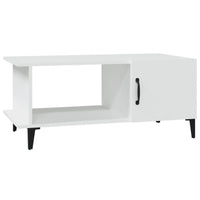Tavolino da Salotto Bianco 90x50x40 cm in Legno Multistrato 812753