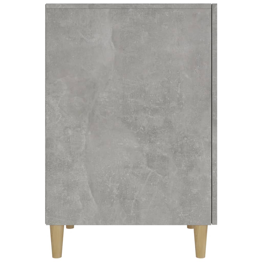Scrivania Grigio Cemento 140x50x75 cm in Legno Multistrato 812766