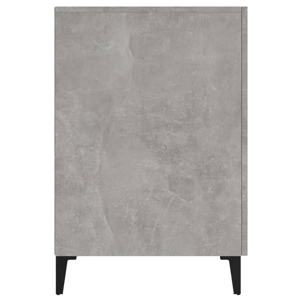 Scrivania Grigio Cemento 140x50x75 cm in Legno Multistrato cod mxl 69443