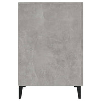 Scrivania Grigio Cemento 140x50x75 cm in Legno Multistrato cod mxl 69443