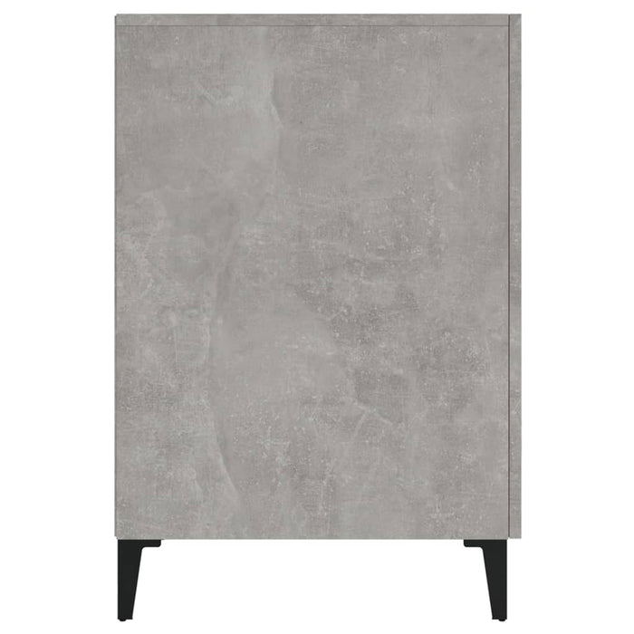 Scrivania Grigio Cemento 140x50x75 cm in Legno Multistrato cod mxl 69443