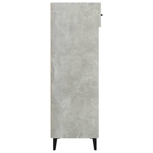 Scarpiera scarpiera mobile portaoggetti ingresso corridoio soggiorno 60 x 35 x 105 cm multistrato grigio 02_0021833