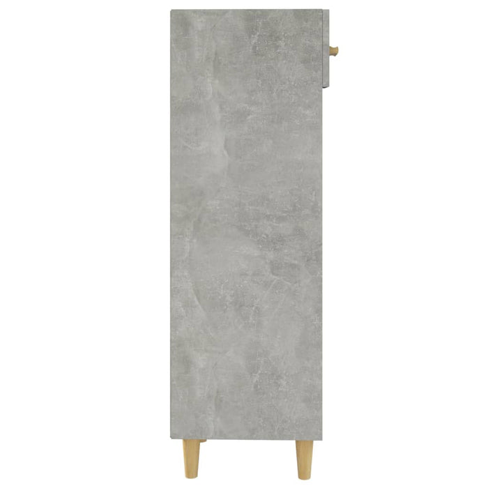 Scarpiera Grigio Cemento 30x35x105 cm in Legno Multistrato 812802