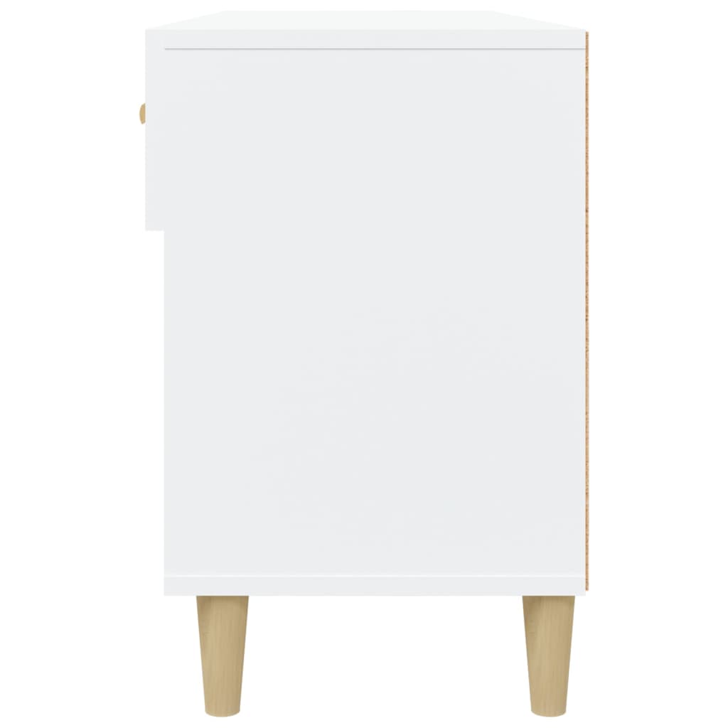 Scarpiera scarpiera mobile portaoggetti ingresso corridoio soggiorno 102 x 35 x 55 cm legno composito bianco 02_0021421