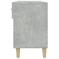 Scarpiera Grigio Cemento 102x35x55 cm in Legno Multistrato 812820