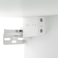 Comodini a Muro 2 pz Bianchi 35x35x20 cm 812835