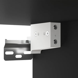 Comodini a Muro 2 pz Neri 35x35x20 cm cod mxl 30444