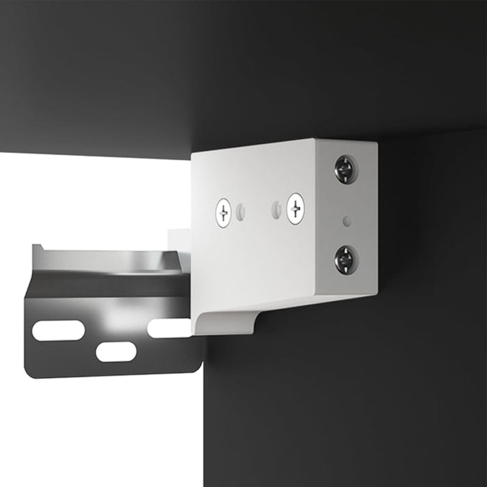 Comodini a Muro 2 pz Neri 35x35x20 cm cod mxl 30444