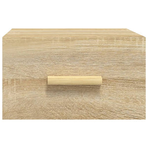 Comodini a Muro 2 pz Rovere Sonoma 35x35x20 cm 812841