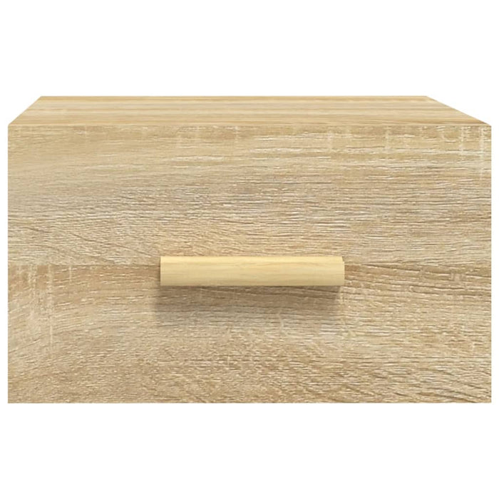 Comodini a Muro 2 pz Rovere Sonoma 35x35x20 cm 812841
