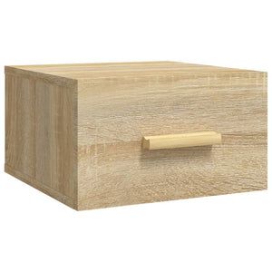 Comodini a Muro 2 pz Rovere Sonoma 35x35x20 cm 812841