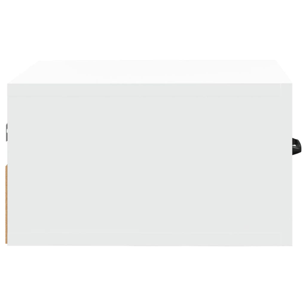 Comodino a Muro Bianco 35x35x20 cm 812852