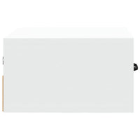 Comodini a Muro 2 pz Bianchi 35x35x20 cm 812853