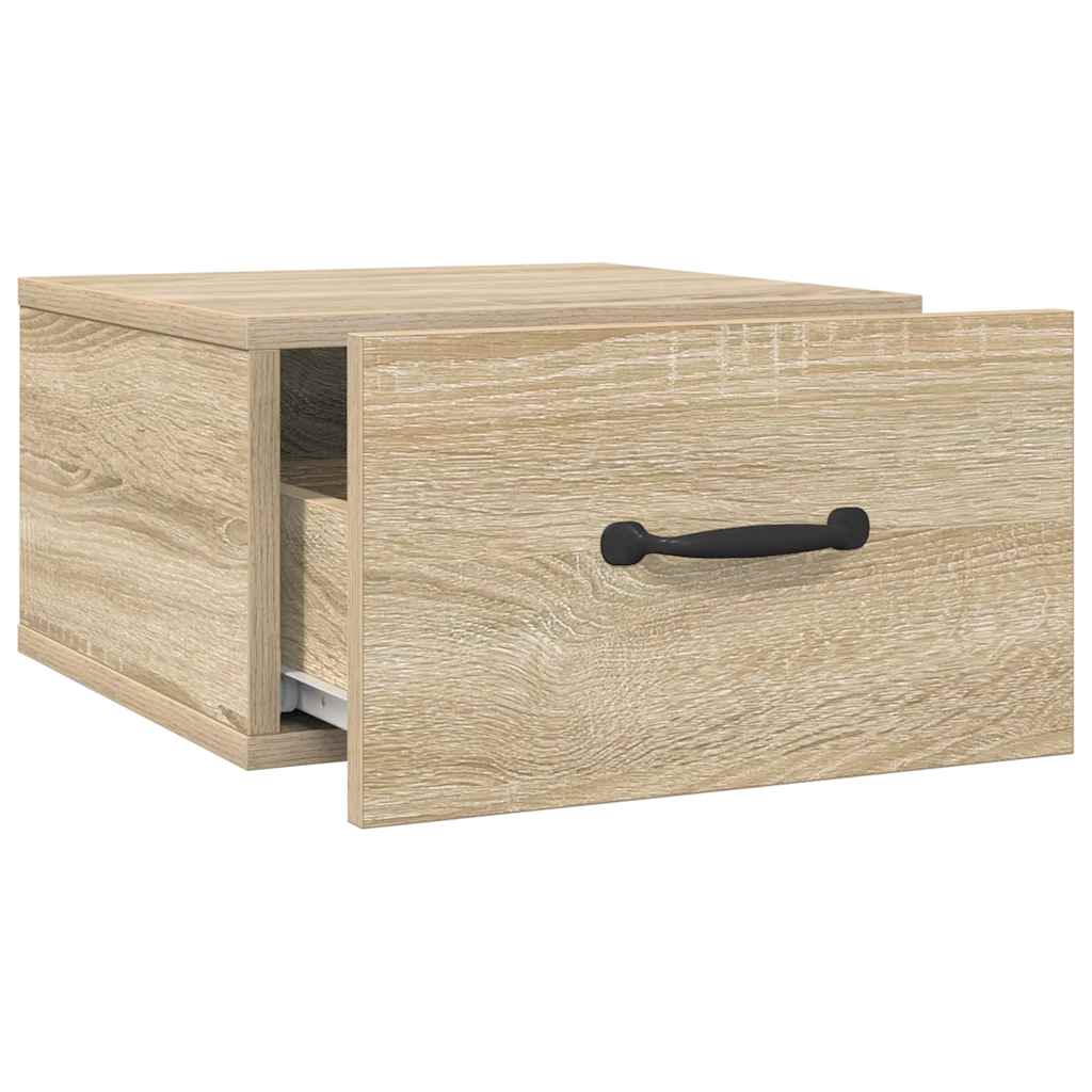 Comodini a Muro 2 pz Rovere Sonoma 35x35x20 cm   cod mxl 78180