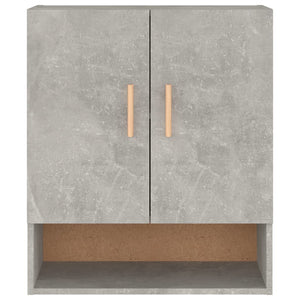Armadietto a Muro Grigio Cemento 60x31x70 cm Legno Multistrato 812874