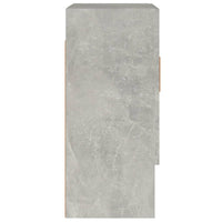Armadietto a Muro Grigio Cemento 60x31x70 cm Legno Multistrato 812874