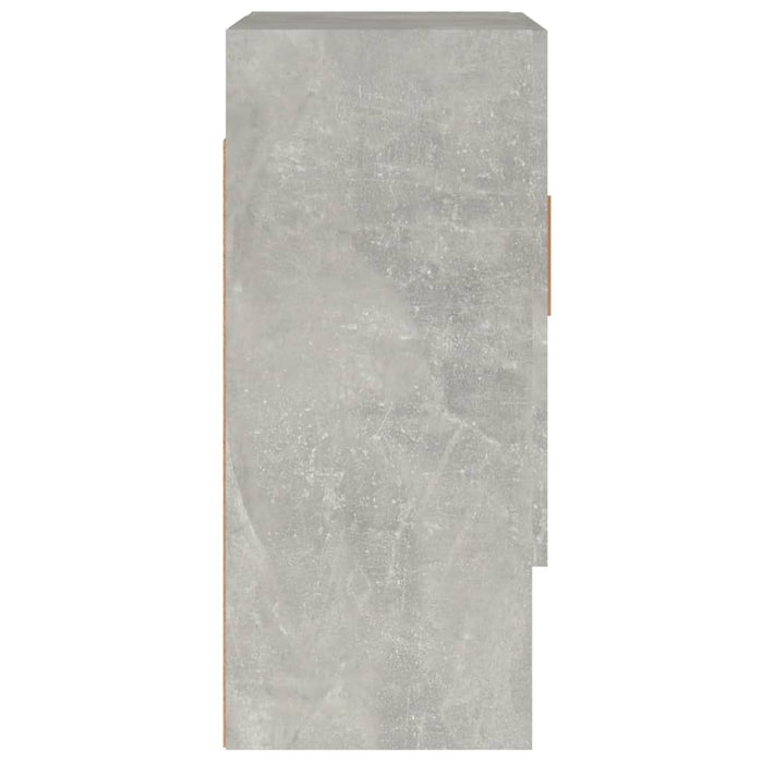 Armadietto a Muro Grigio Cemento 60x31x70 cm Legno Multistrato 812874