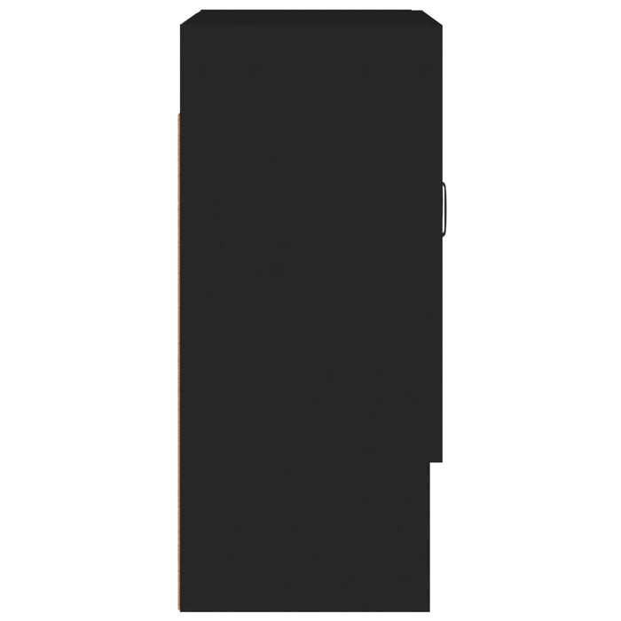 Armadietto a Muro Nero 60x31x70 cm in Legno Multistrato cod mxl 49282