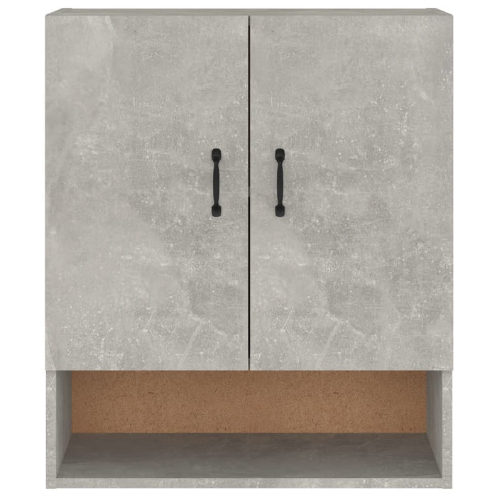 Armadietto a Muro Grigio Cemento 60x31x70 cm Legno Multistrato cod mxl 51358