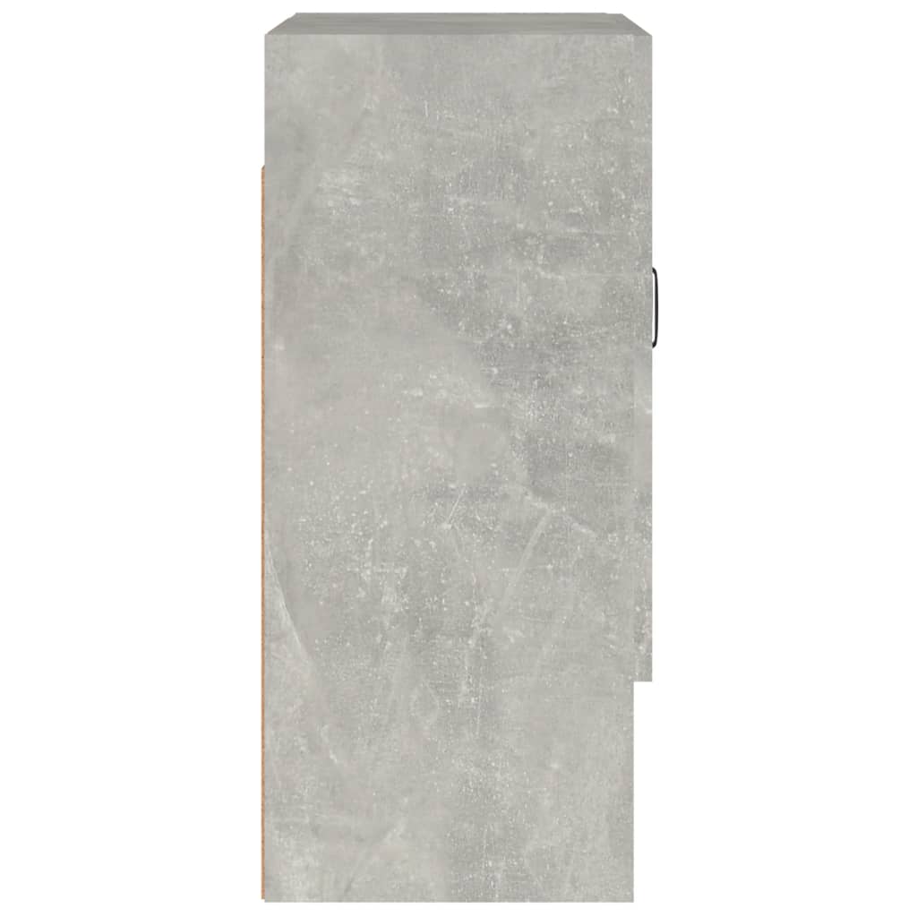 Armadietto a Muro Grigio Cemento 60x31x70 cm Legno Multistrato cod mxl 51358