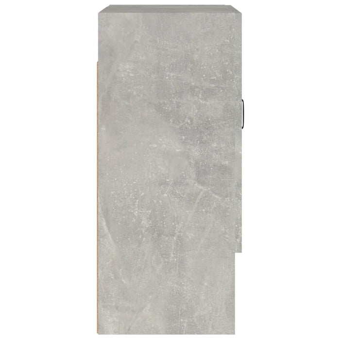 Armadietto a Muro Grigio Cemento 60x31x70 cm Legno Multistrato cod mxl 51358