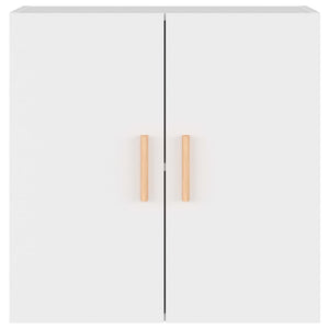 Armadietto a Muro Bianco 60x30x60 cm in Legno Multistrato 812888