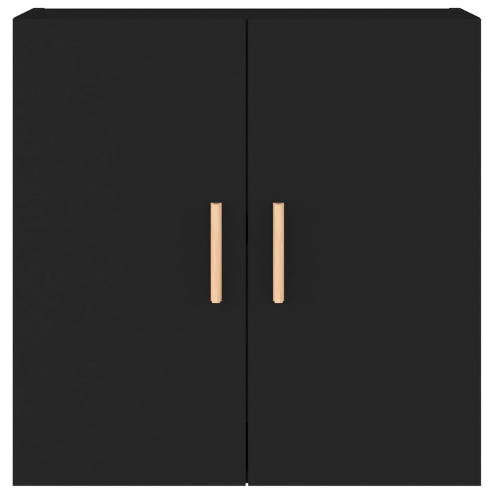 Armadietto a Muro Nero 60x30x60 cm in Legno Multistrato 812889