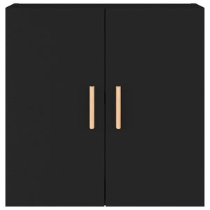 Armadietto a Muro Nero 60x30x60 cm in Legno Multistrato 812889
