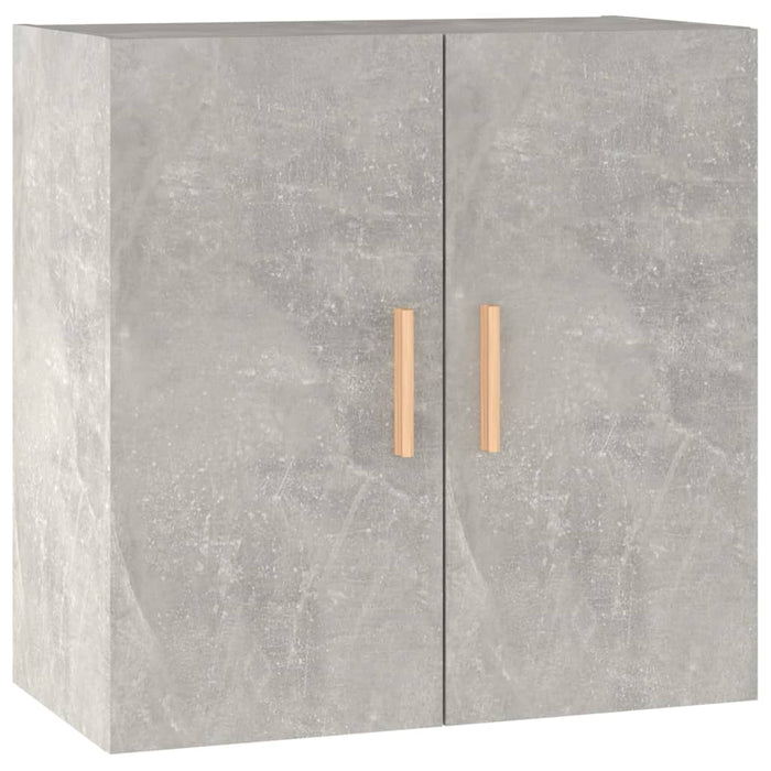Armadietto a Muro Grigio Cemento 60x30x60 cm Legno Multistrato