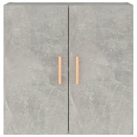 Armadietto a Muro Grigio Cemento 60x30x60 cm Legno Multistrato 812892