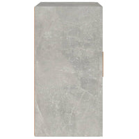 Armadietto a Muro Grigio Cemento 60x30x60 cm Legno Multistrato