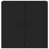 Armadietto a Muro Nero 60x31x60 cm in Legno Multistrato 812898