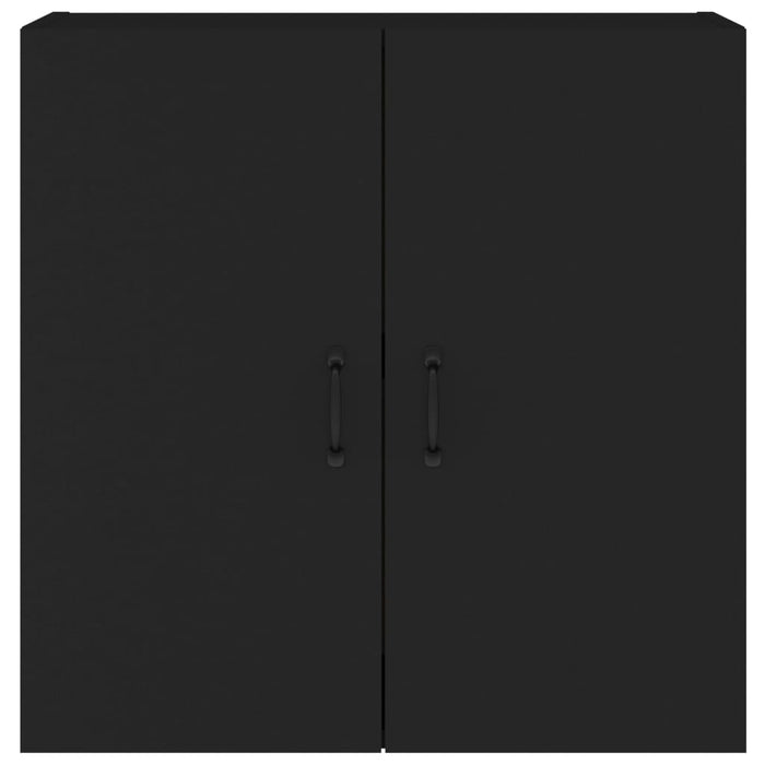 Armadietto a Muro Nero 60x31x60 cm in Legno Multistrato 812898