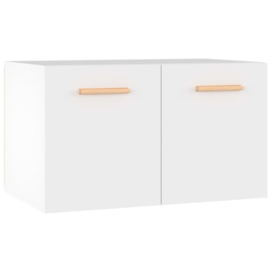 Mobile a Parete Bianco 60x36,5x35 cm in Legno Multistrato 812906