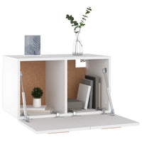 Mobile a Parete Bianco 60x36,5x35 cm in Legno Multistrato 812906