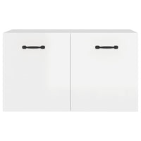 Armadietto a Muro Bianco Lucido 60x36,5x35 cm Legno Multistrato cod mxl 35557