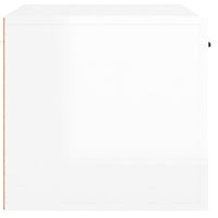 Armadietto a Muro Bianco Lucido 60x36,5x35 cm Legno Multistrato cod mxl 35557