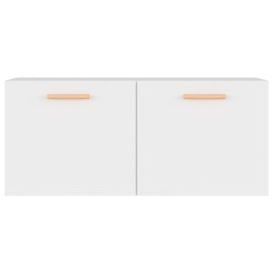 Mobile Parete Bianco 80x35x36,5cm Legno Multistrato 812924